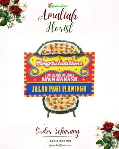 Bunga Papan Congratulation di Tunjungtirto